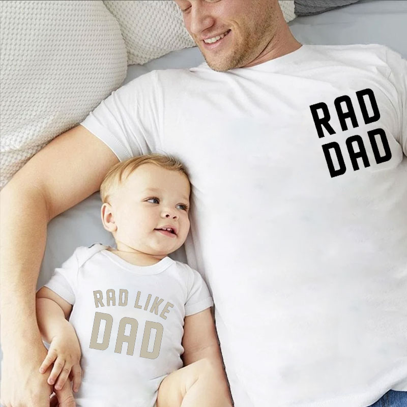 [Adult TeeRad Dad and Rad Like Dad Fathers Day Shirt
