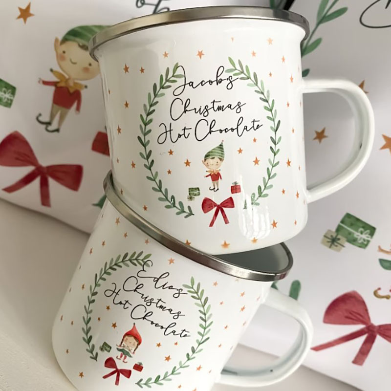 Personalised Kids Christmas Mug Hot Chocolate Mug 