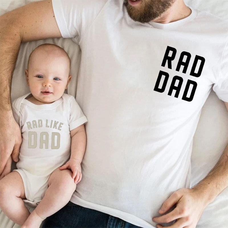 [Adult TeeRad Dad and Rad Like Dad Fathers Day Shirt