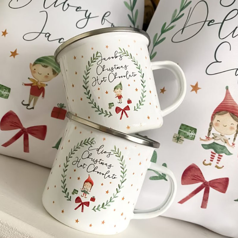 Personalised Kids Christmas Mug Hot Chocolate Mug 