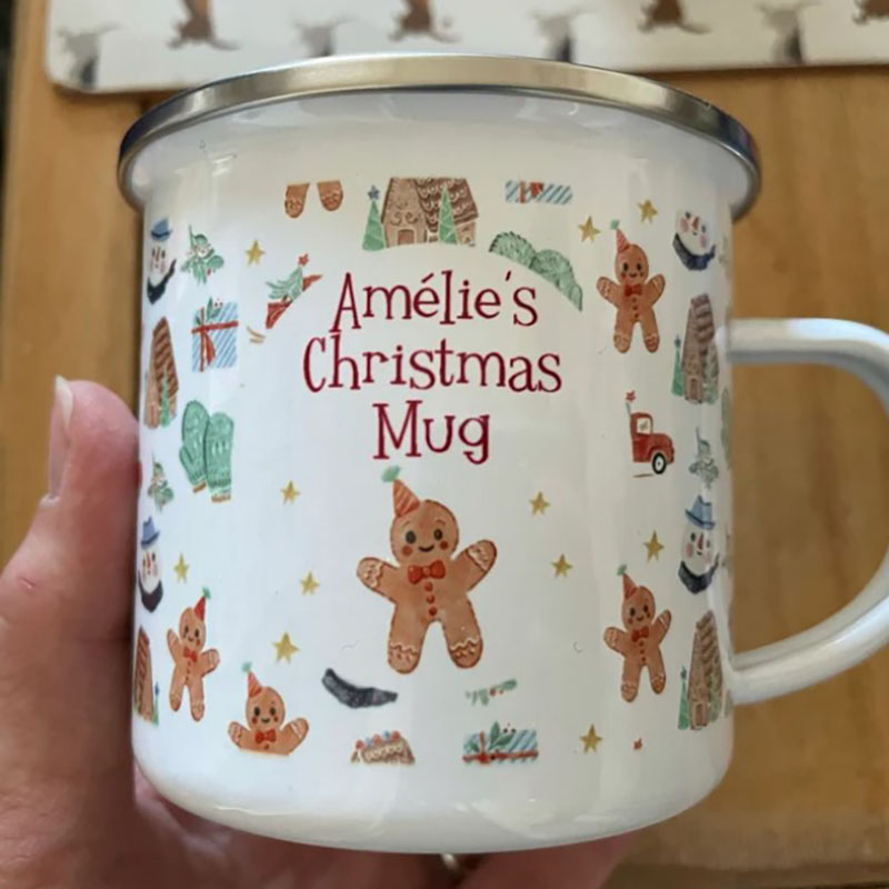 Personalised Kids Christmas Mug Hot Chocolate Mug 