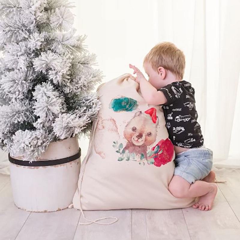 Christmas Santa Sack Large Size Personalised Animals Gift Sack Limited Stock Available