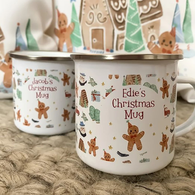 Personalised Kids Christmas Mug Hot Chocolate Mug 