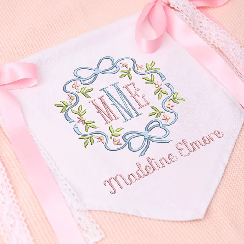 Personalized Baby Banner Ribbon Welcome Banner with bows