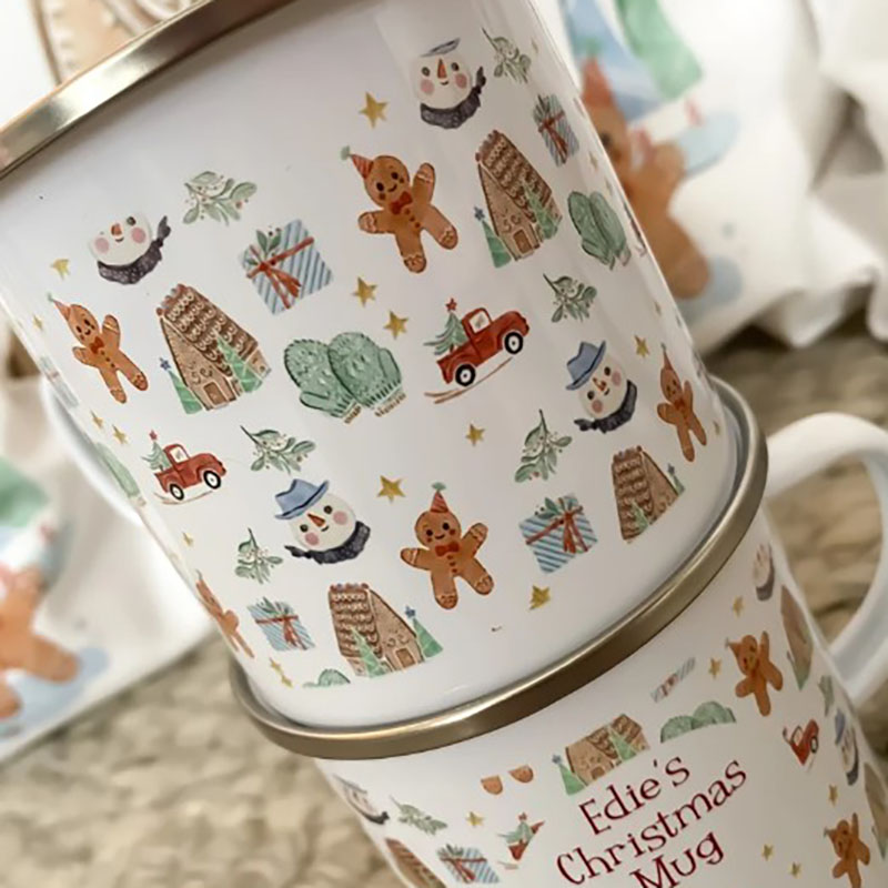 Personalised Kids Christmas Mug Hot Chocolate Mug 