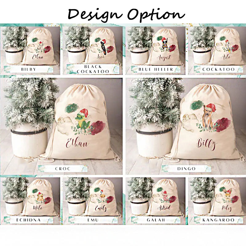 Christmas Santa Sack Large Size Personalised Animals Gift Sack Limited Stock Available
