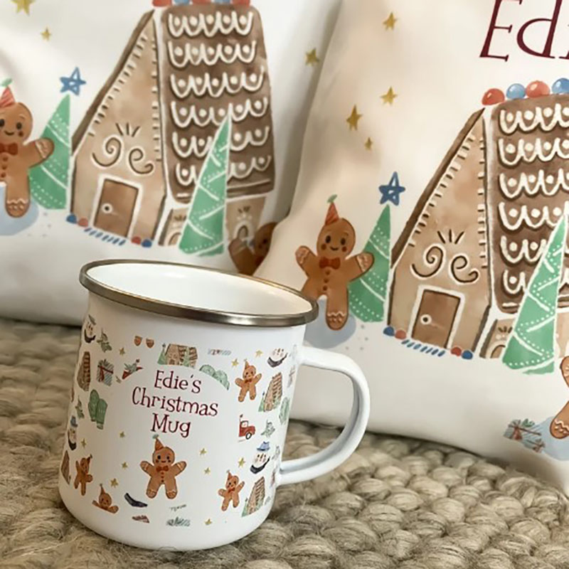Personalised Kids Christmas Mug Hot Chocolate Mug 