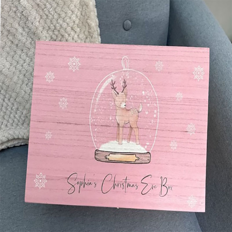 Night Before Christmas Surprise Personalised Reindeer Penguin Box
