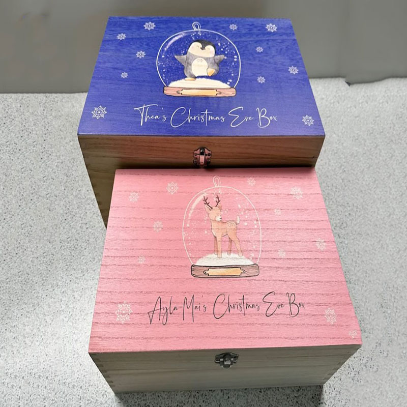 Night Before Christmas Surprise Personalised Reindeer Penguin Box
