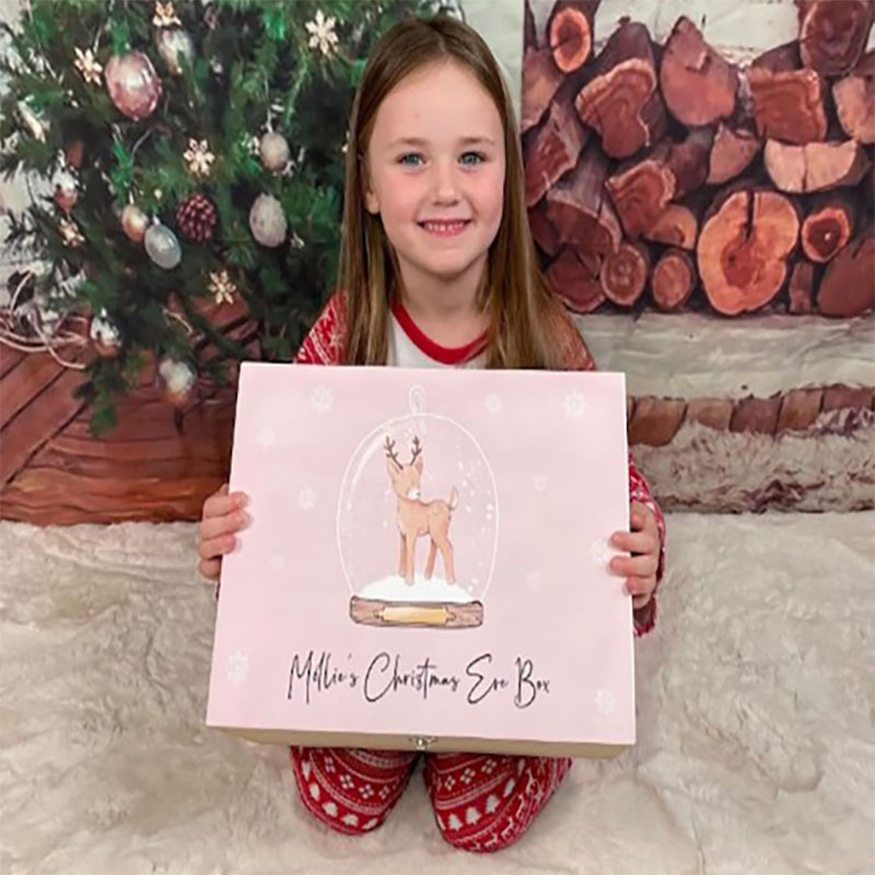 Night Before Christmas Surprise Personalised Reindeer Penguin Box