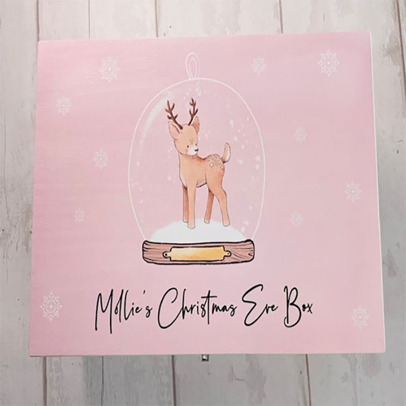 Night Before Christmas Surprise Personalised Reindeer Penguin Box
