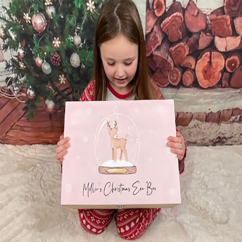 Night Before Christmas Surprise Personalised Reindeer Penguin Box