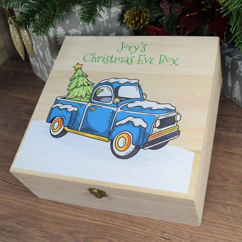 Ready To Fill With Gifts Surprise Personalised Car Tree Box 