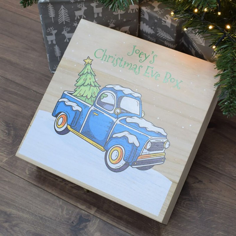 Ready To Fill With Gifts Surprise Personalised Car Tree Box 