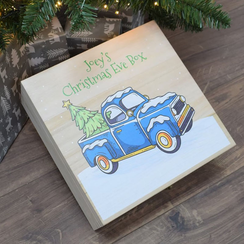 Ready To Fill With Gifts Surprise Personalised Car Tree Box 
