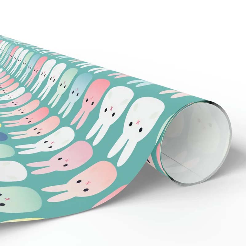 Cute Easter Wrapping Paper Bunnies Gift Wrap Candy Wrapping Paper