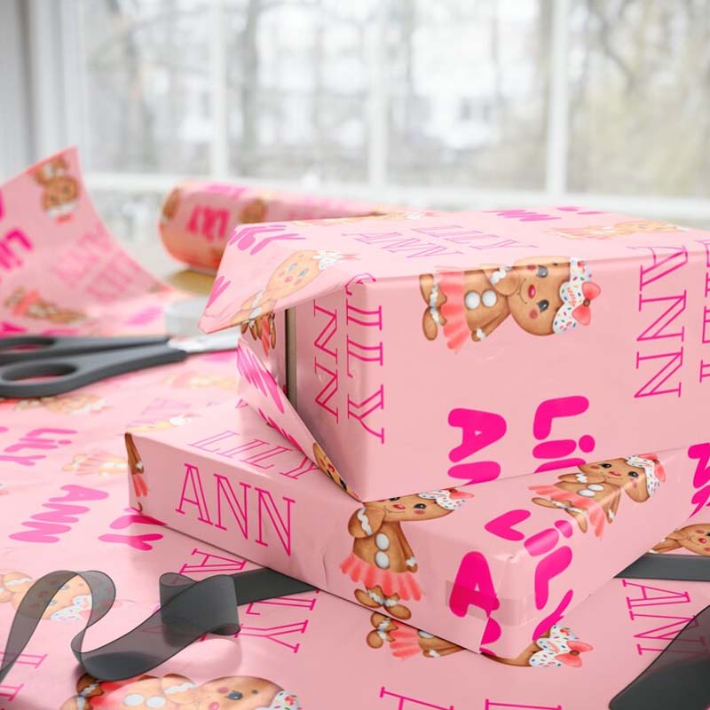 Customized Children Valentine's Day Wrapping Paper Valentine's Day Gift Wrapping Paper