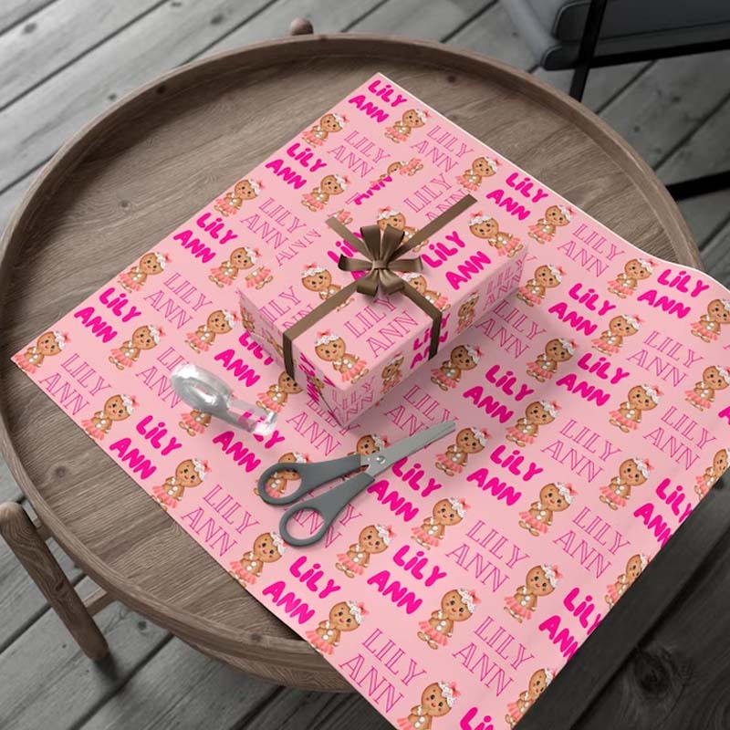 Customized Children Valentine's Day Wrapping Paper Valentine's Day Gift Wrapping Paper