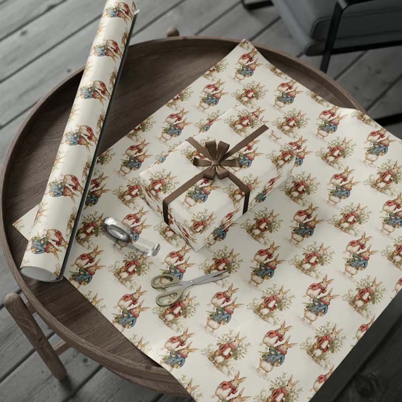 Bunny Wrapping Paper Rabbit Gift Wrap