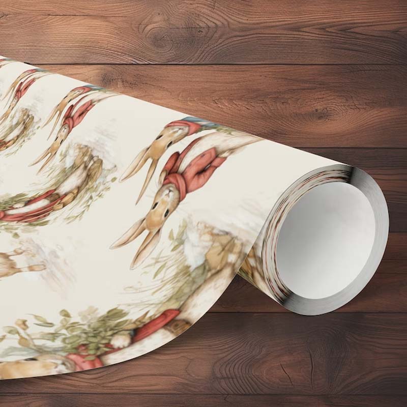 Bunny Wrapping Paper Rabbit Gift Wrap