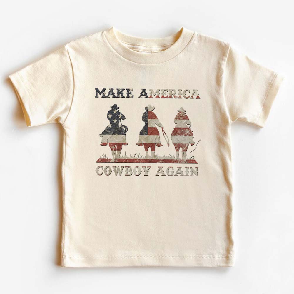 [Baby Onesie & Kids Tee]Make America Cowboy Again cowboy Shirt