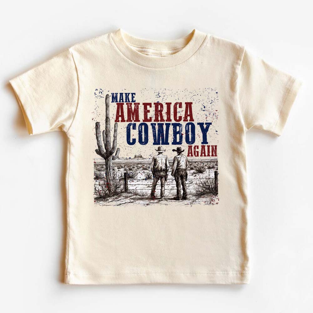 [Baby Onesie & Kids Tee]Make America Cowboy Again Western