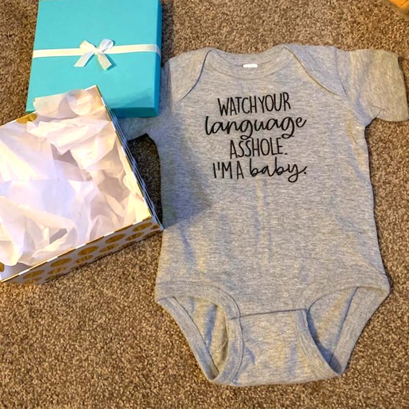 Funny Baby Onesie Baby Shower Gift Baby announcement