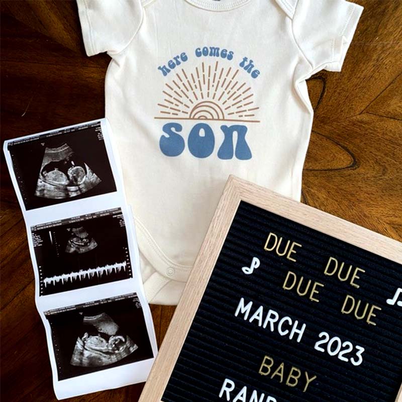 Here Comes The Son Onesie - Cute Summer Baby Onesie