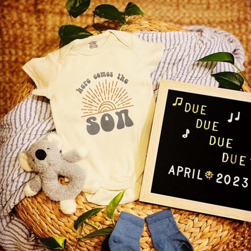 Here Comes The Son Onesie - Cute Summer Baby Onesie
