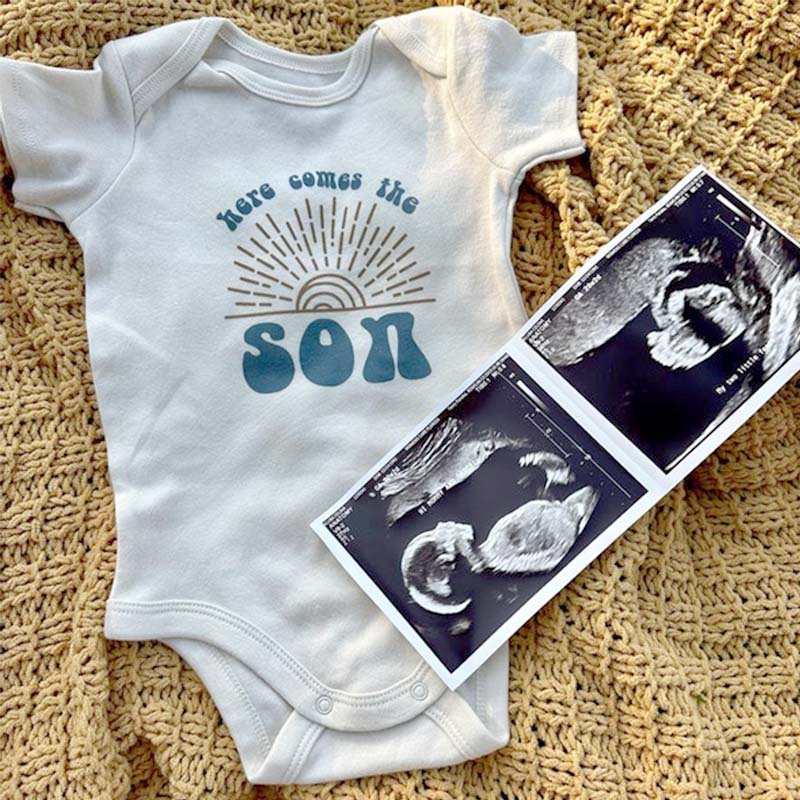 Here Comes The Son Onesie - Cute Summer Baby Onesie