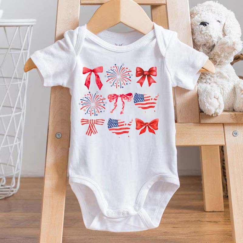 [Baby Bodysuit]American Fourth of July Baby onesie Baby Shirt