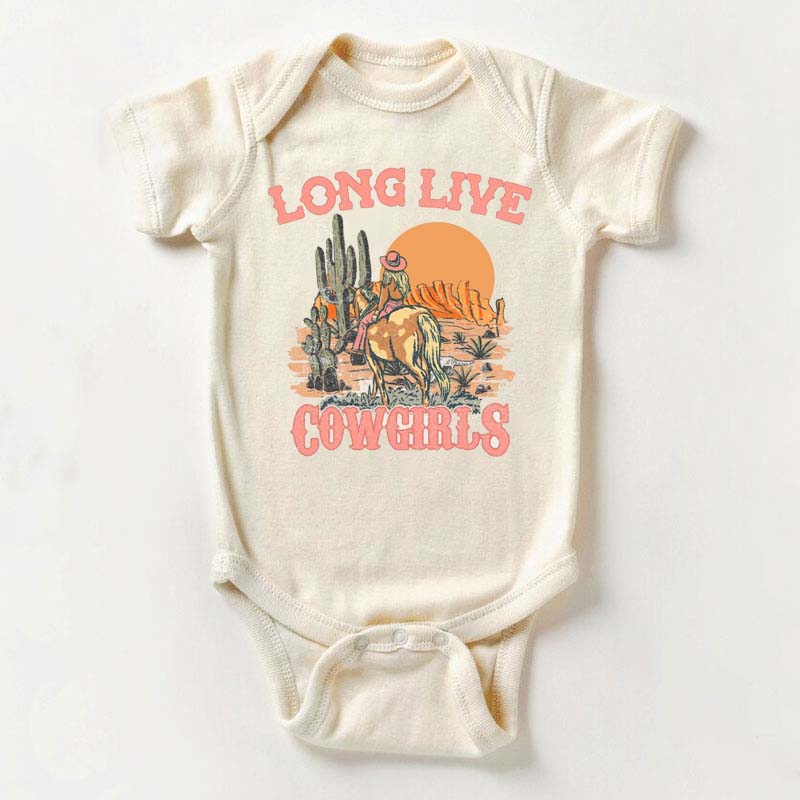 Long Live Cowgirls Shirt Country Onesie Rodeo Onesie