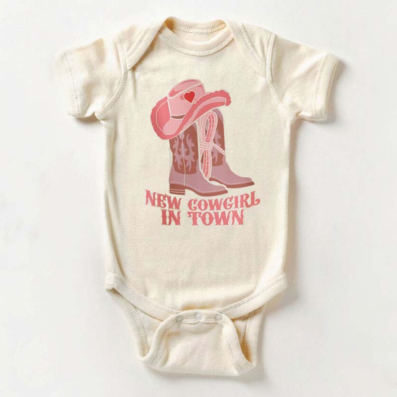 New Cowgirl In Town Baby Onesie Baby Coming Home Outfit