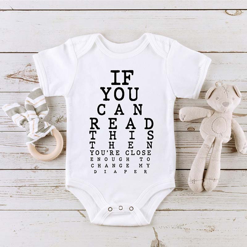 If You Can Read This Then You Can Change My Diaper Onesie