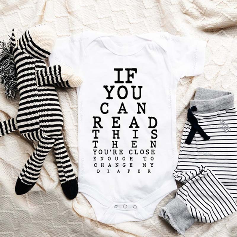 If You Can Read This Then You Can Change My Diaper Onesie