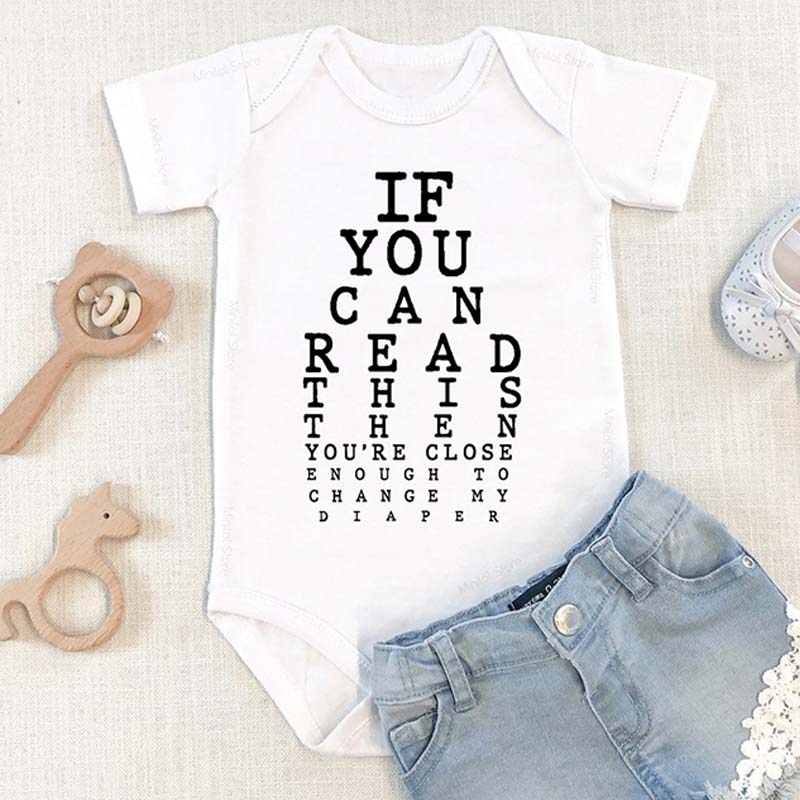 If You Can Read This Then You Can Change My Diaper Onesie