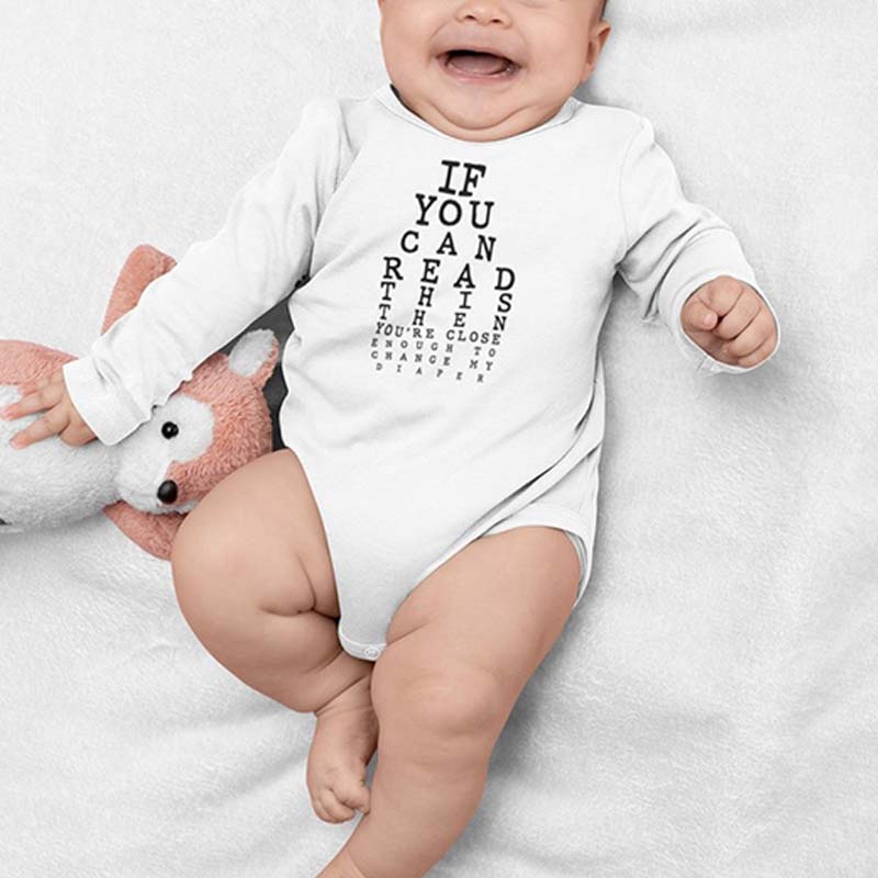 If You Can Read This Then You Can Change My Diaper Onesie