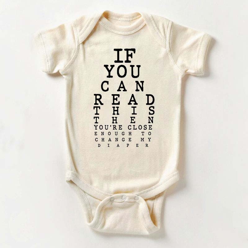 If You Can Read This Then You Can Change My Diaper Onesie