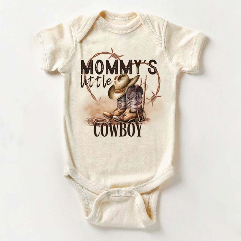 Cowboy Baby Onesie Mommy's Little Cowboy Baby Onesie