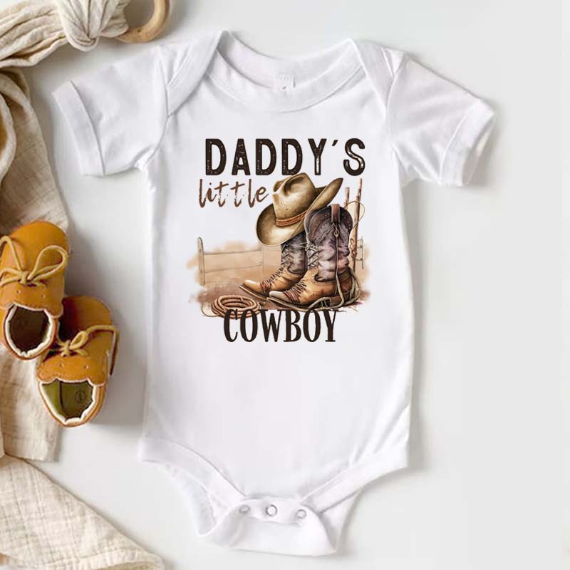 Cowboy Baby Onesie Mommy's Little Cowboy Baby Onesie