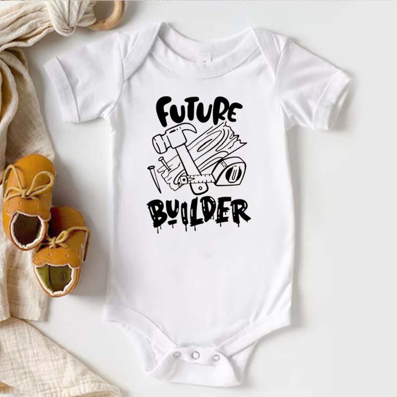 Future Builder Carpenter Bodysuit For Baby