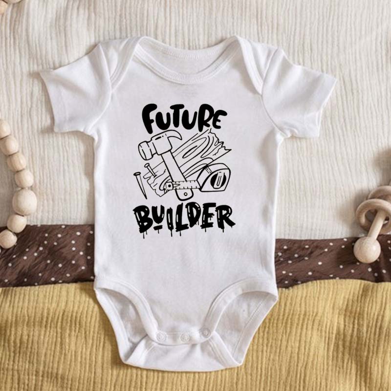 Future Builder Carpenter Bodysuit For Baby