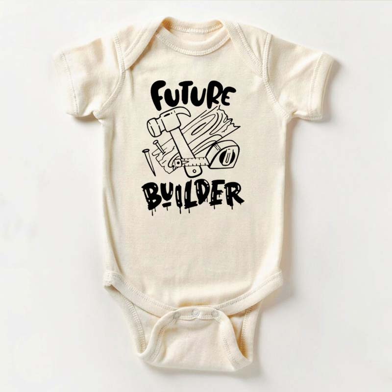 Future Builder Carpenter Bodysuit For Baby