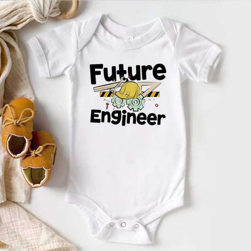 Mechanical Future Engineer Bodysuit For Baby