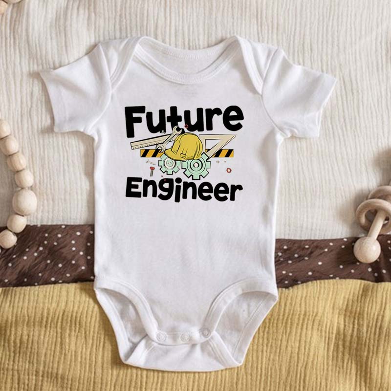Mechanical Future Engineer Bodysuit For Baby