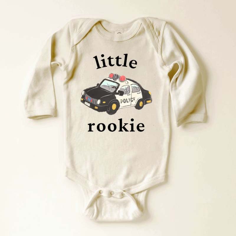Little Rookie Police Car Bodysuit For Baby