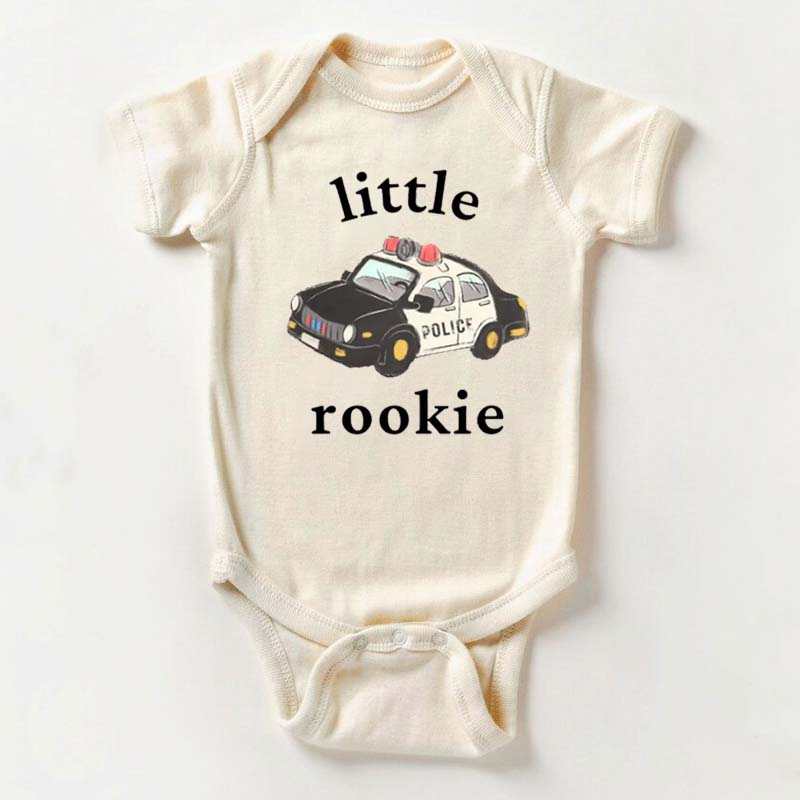 Little Rookie Police Car Bodysuit For Baby