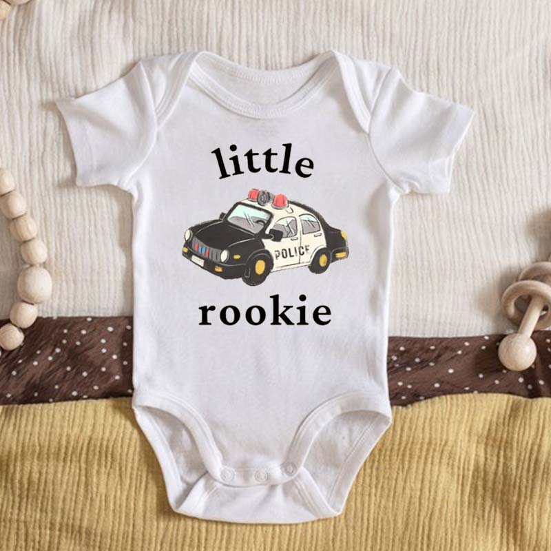 Little Rookie Police Car Bodysuit For Baby