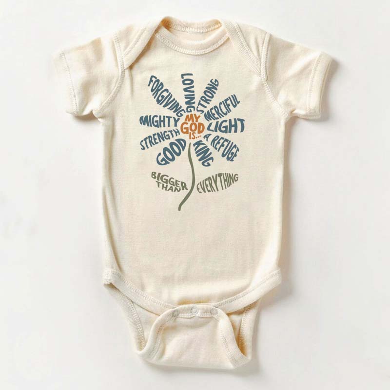 Baby Bodysuit - My God Is... Christian Kids Shirts & Bodysuit
