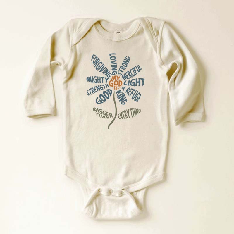 Baby Bodysuit - My God Is... Christian Kids Shirts & Bodysuit